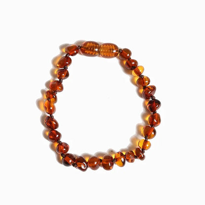 Alwero - Coni barnsteen armband - Congac - 14 cm - productfoto