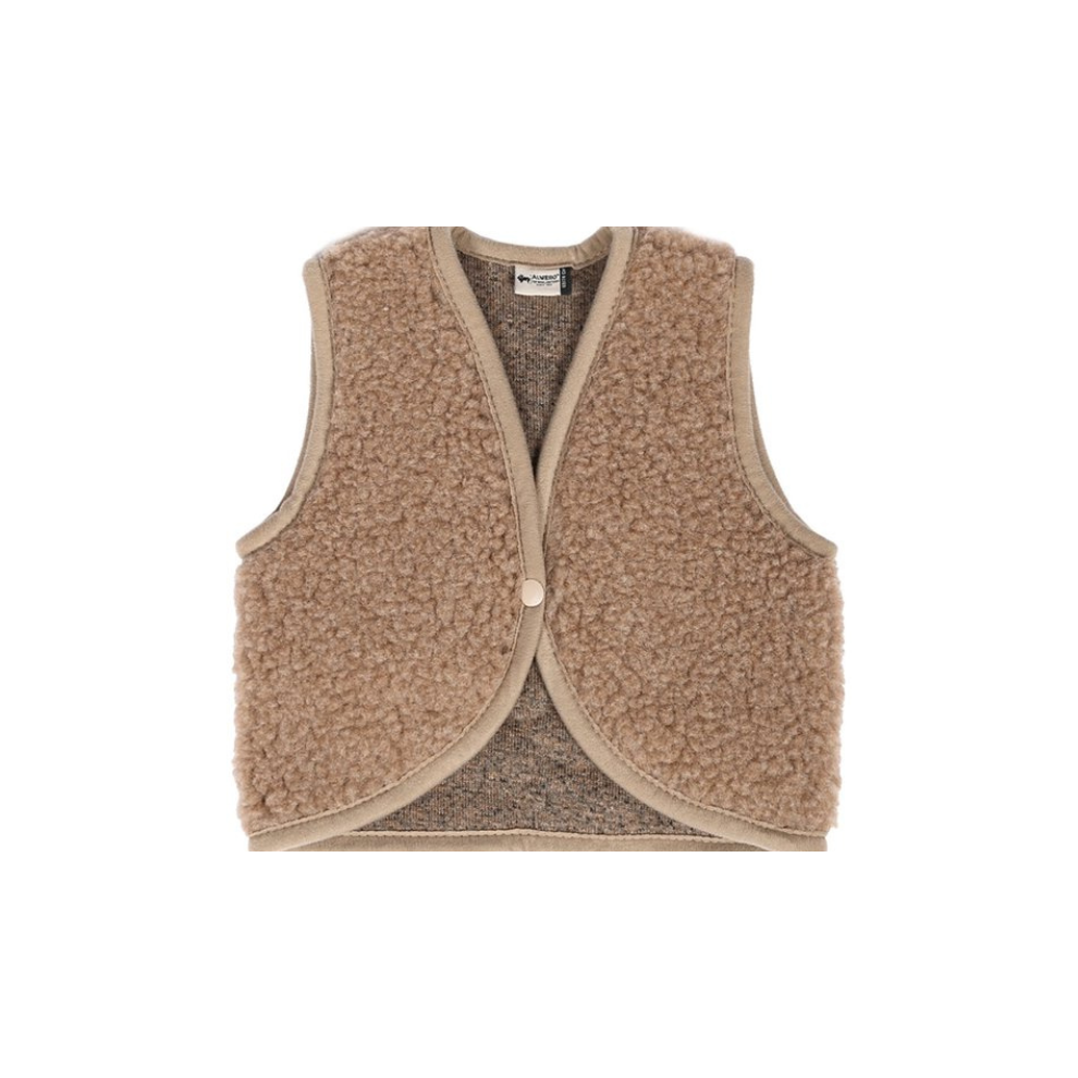 Gilet vestje - Lulu light - Tan - Alwero voor
