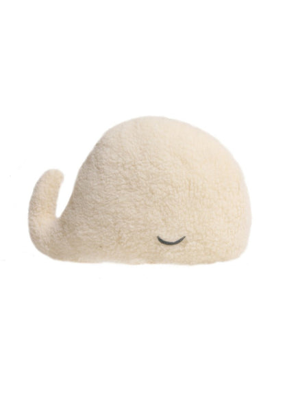 Alwero - Kussen Walvis Naturel - 100% wol - productfoto