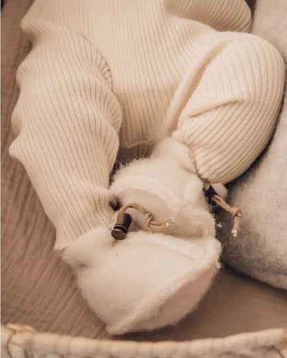 Alwero - Baby slofjes Emo - 100% wol - lifestyle