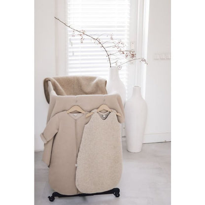 Alwero - Slaapzak zonder mouwen Light - Sand Brown - 100% wol - opgehangen