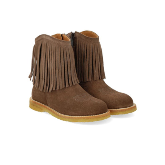 Cowboy laarsjes franjes - Suede - Taupe - Angulus product