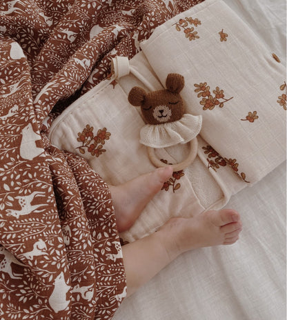 Beißring - Teddybär - Alpakawolle - Main Sauvage