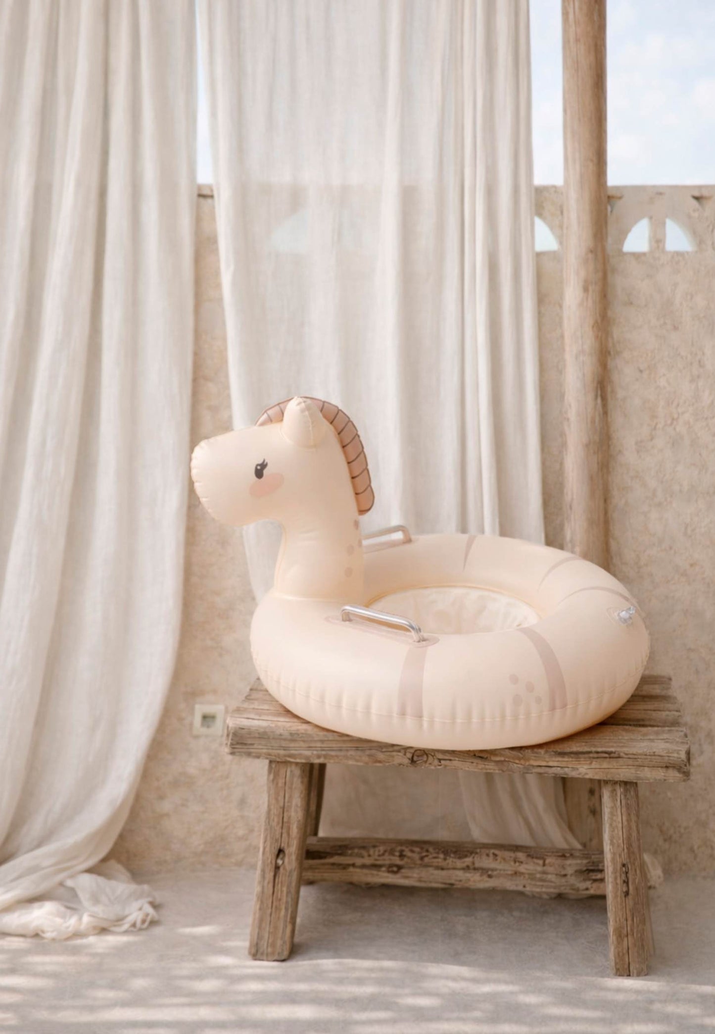 Baby swim seat - Inflatable swim ring - Little pony - PVC - Mrs Ertha