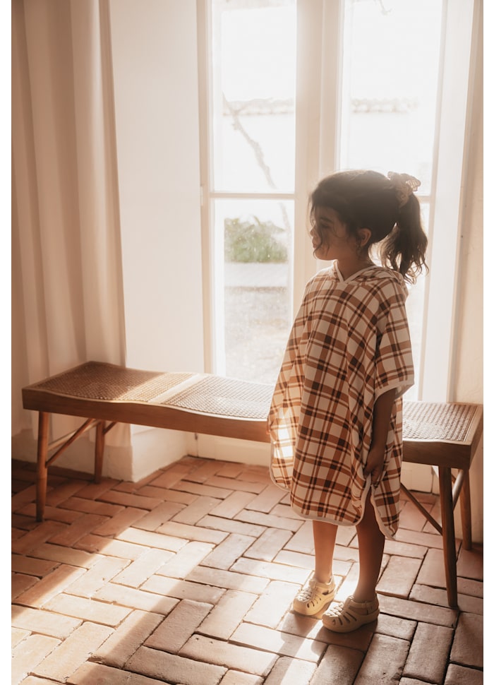 Baby and children's bath poncho - Terry/cotton - Mrs Ertha