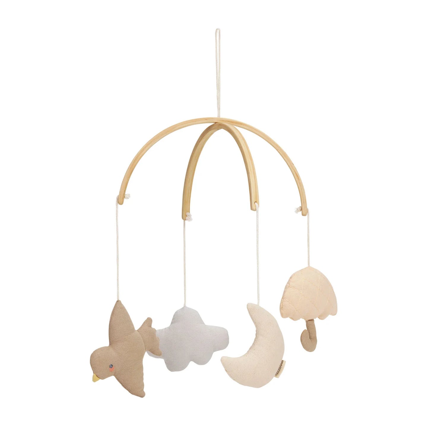 Baby boxmobiel - Biologisch katoen - Beige - Moonboon
