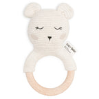 Baby Bello - Rammelaar Bobby de IJsbeer - the Polar Bear -100% biologisch katoen - productfoto