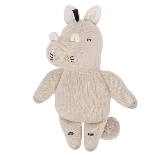 Baby Bello - Holly the Hippo- Nijlpaard knuffel - 100% biologisch katoen - productfoto