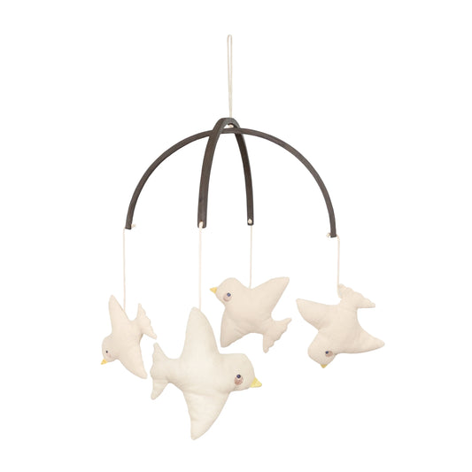 Baby boxmobiel - Vogels - Biologisch katoen - Nature - Moonboon