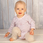 Baby Leg Warmers – Merino Uni Creme – Wool baby leg warmers – Merino wool and cashmere – Hoppediz