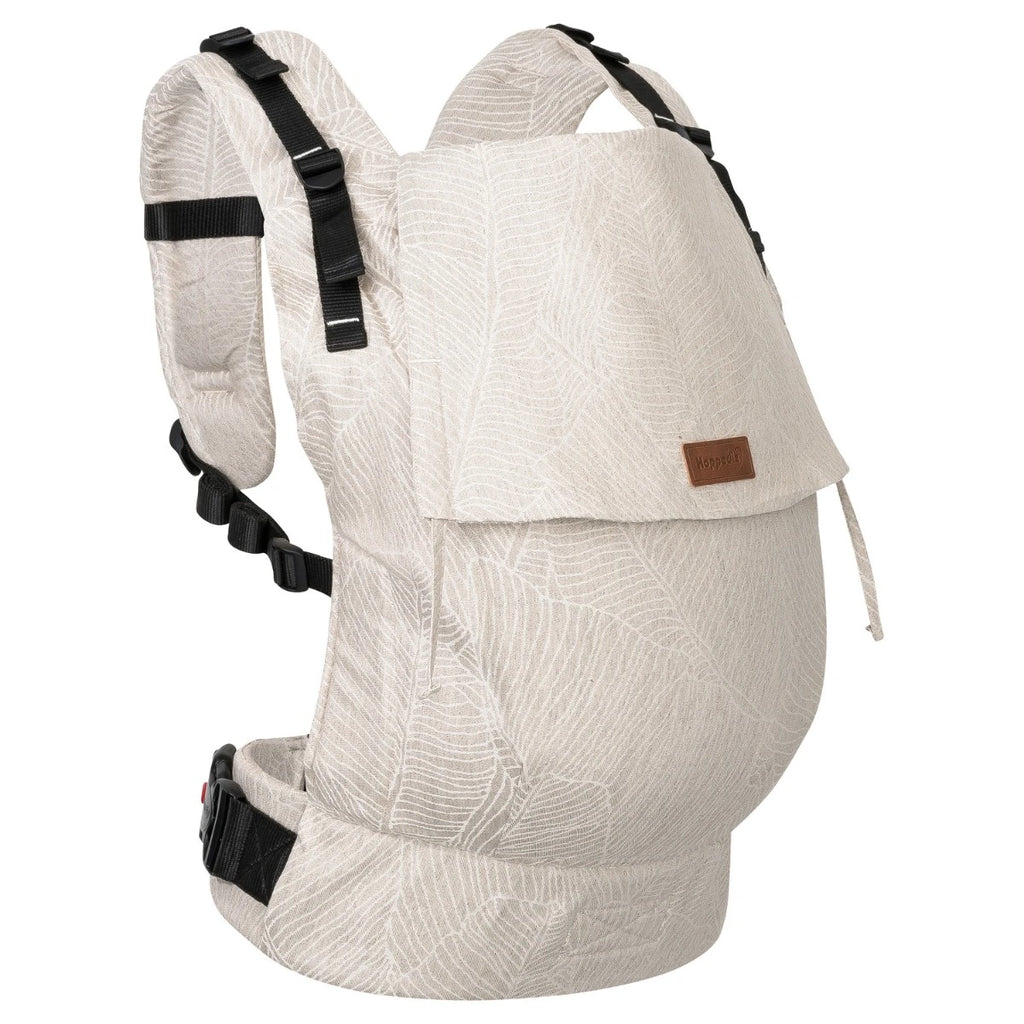 Buckle Toddler – Grenada Natural Linen – Ergonomische peuterdraagzak – Katoen en linnen – 9–25 kg – Hoppediz