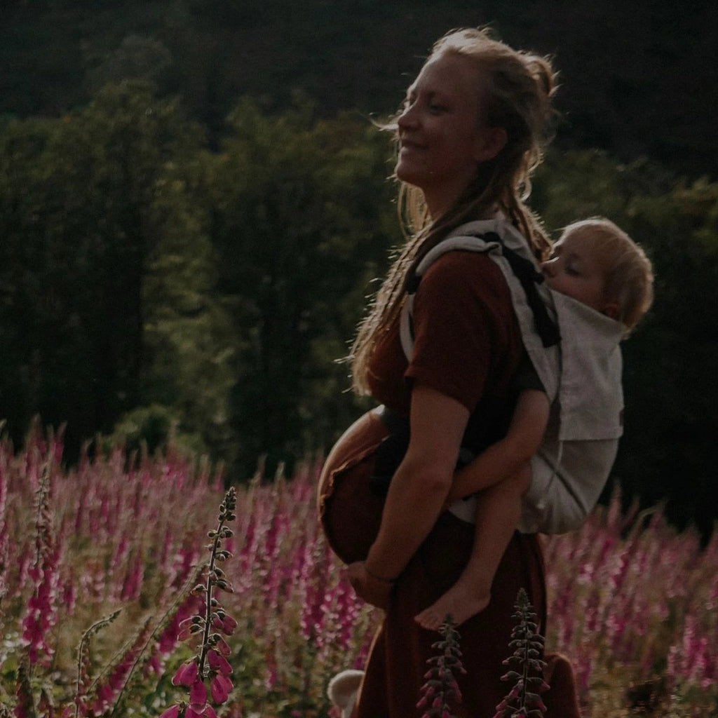 Buckle Toddler – Grenada Natural Linen – Ergonomische peuterdraagzak – Katoen en linnen – 9–25 kg – Hoppediz