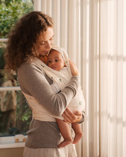 Babytragetuch - Baby wrap - Earth/braun - Bio-Baumwolle - Moonboon