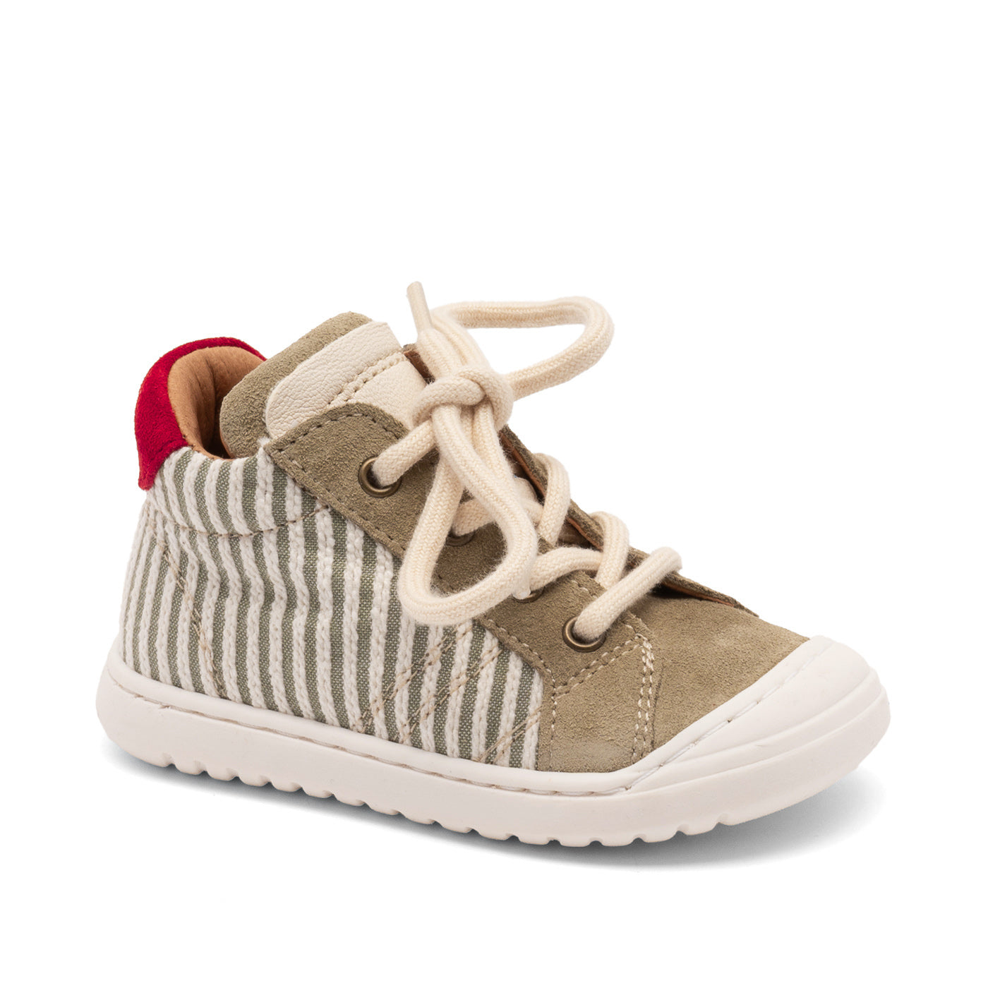 Sneaker Thor Z - Eerste stapjes - Sage Stripes/Groen - Bisgaard voor