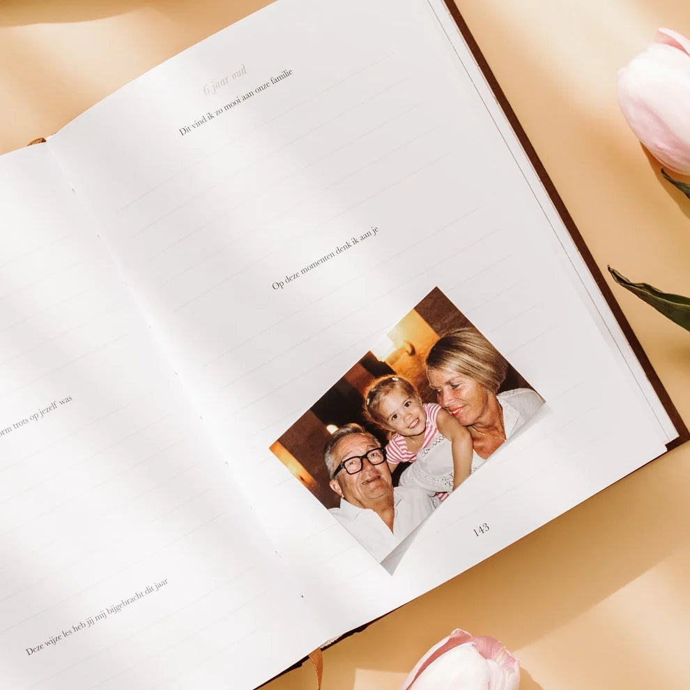 Sinds jij mijn kleinkind bent – Grootouder invulboek met herinneringen en levenslessen voor 10 jaar – Birth Lines