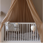 Bedhemel/Canopy - 100% biologisch katoen - GOTS - CamCam Copenhagen latte lifestyle