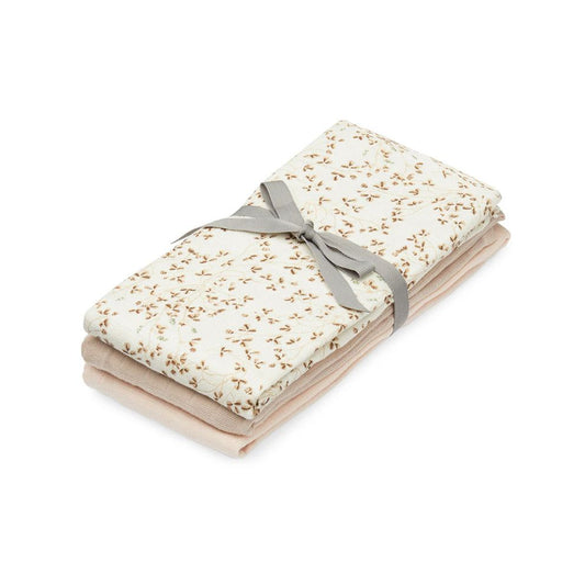 CamCam Copenhagen - Muslin Cloth (3-pack) - Lierre - Hydrofiele doeken - GOTS