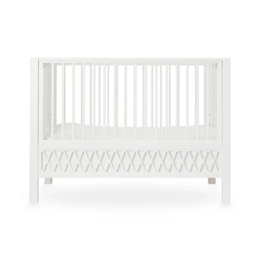Meegroei bed - Harlequin Baby Bed - 60x120cm - FSC Mix - White - CamCam Copenhagen