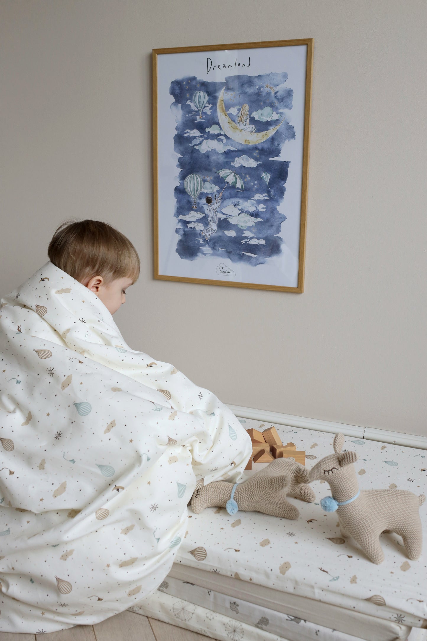 CamCam Copenhagen - Bedding Junior - Dreamland - 100x140 CM - Dekbedovertek - lifestyle