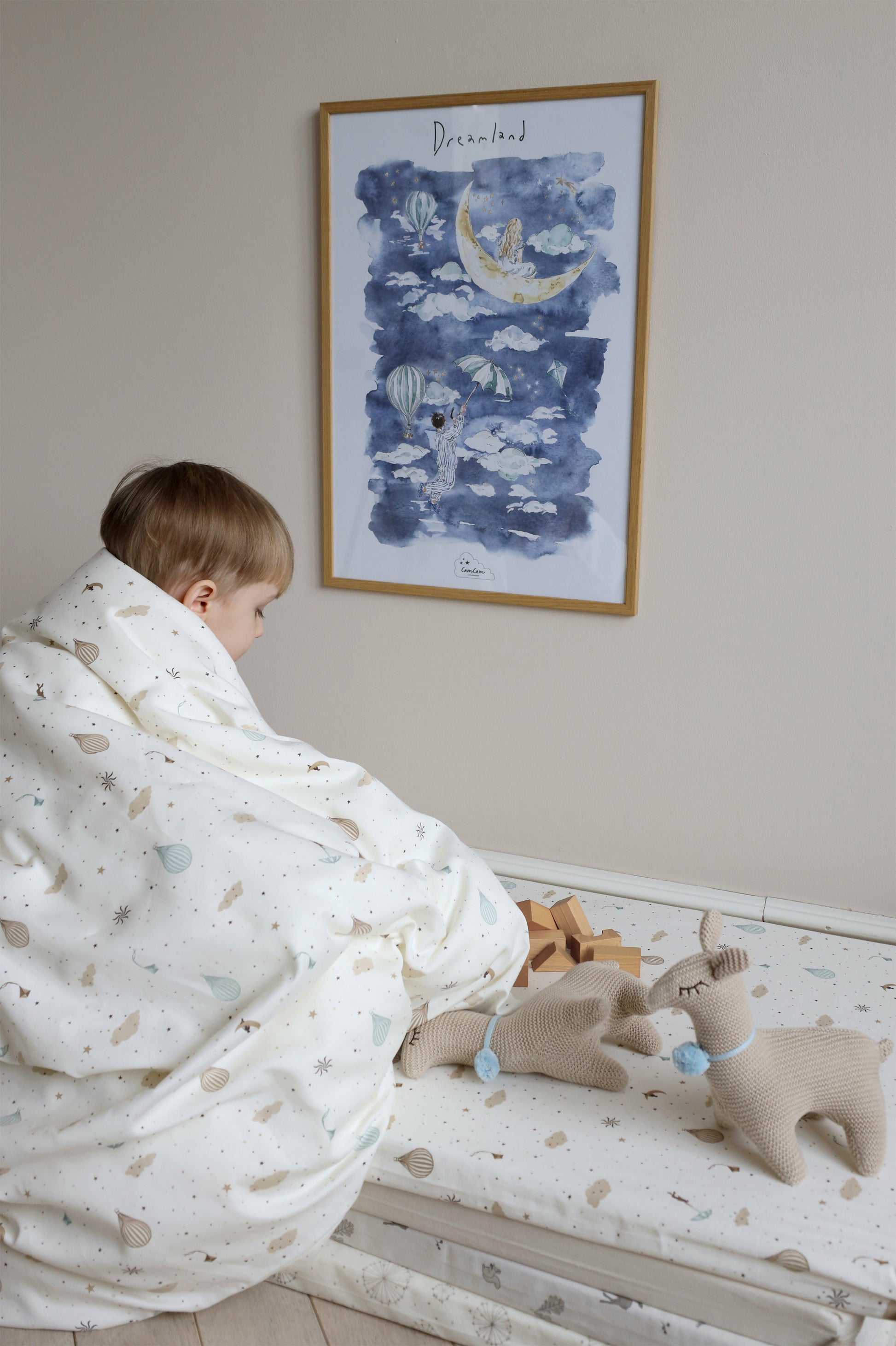CamCam Copenhagen - Bedding Junior - Dreamland - 100x140 CM - Dekbedovertek - lifestyle
