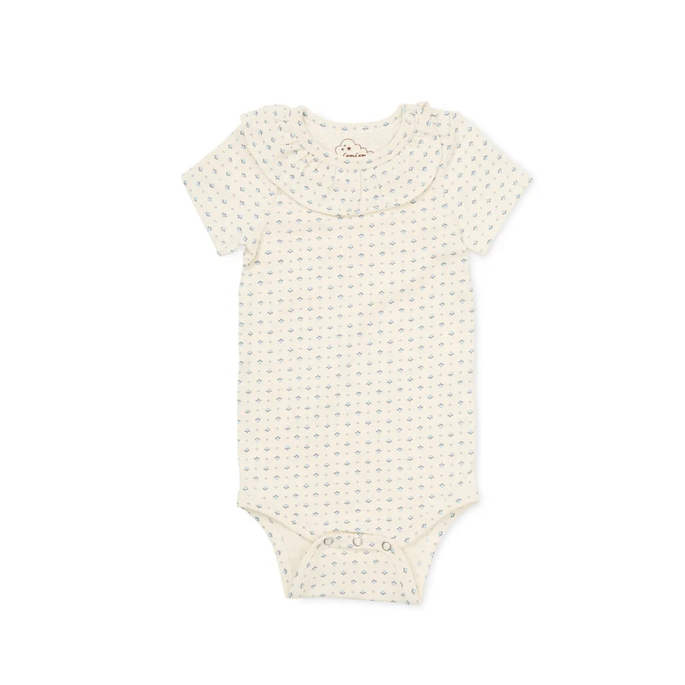 CamCam Copenhagen - Shortsleeved body Olivia - Romper met korte mouwen - Capri - productfoto