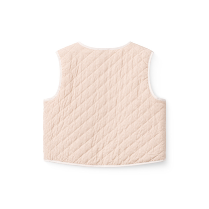 Gilet Quilted Vest - Katoen - Light Rose/roze - Copenhagen Colors achter