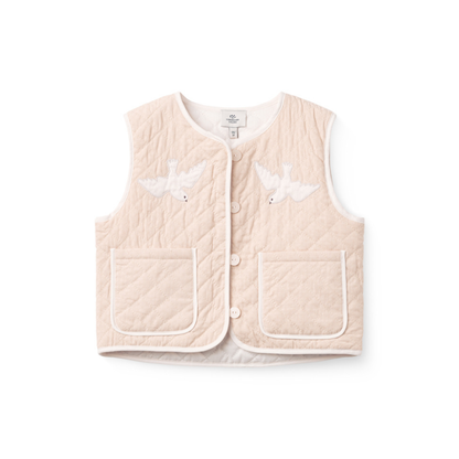 Gilet Quilted Vest - Katoen - Light Rose/roze - Copenhagen Colors voor
