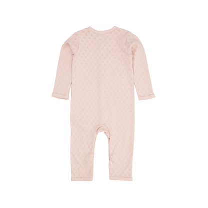 Boxpakje pointelle - Hartjes - Dusty Rose/roze - Biologisch katoen - Copenhagen Colors achter