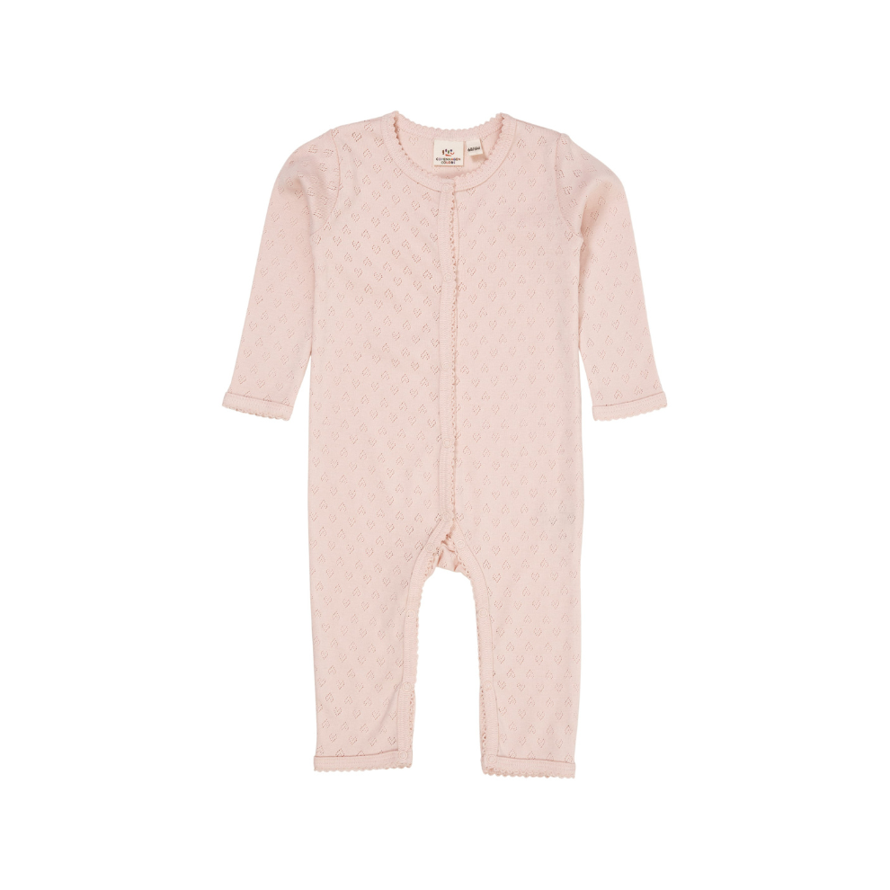 Boxpakje pointelle - Hartjes - Dusty Rose/roze - Biologisch katoen - Copenhagen Colors voor