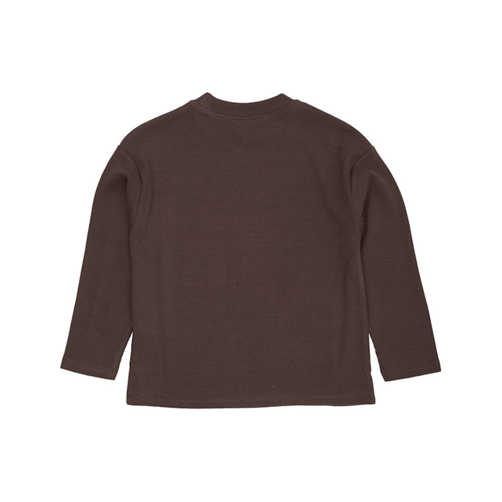 Trui kids - Modal katoen - Bruin - Copenhagen Colors achter