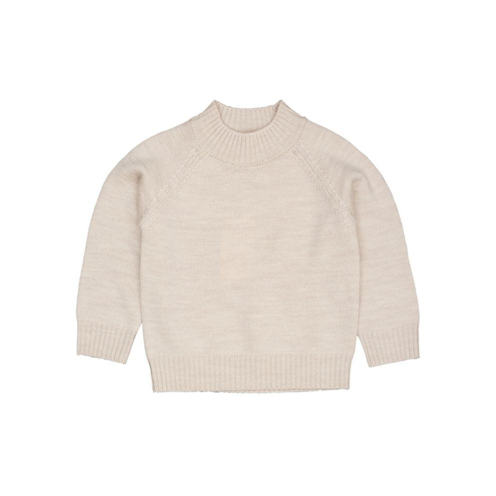 Gebreide trui - Merino wol - Pale cream/beige - Copenhagen Colors voorkant