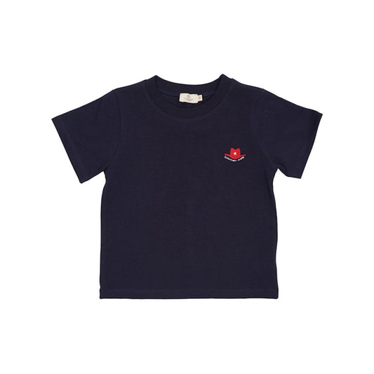 T-shirt cowboy - Biologisch katoen - Navy - Copenhagen Colors voorkant