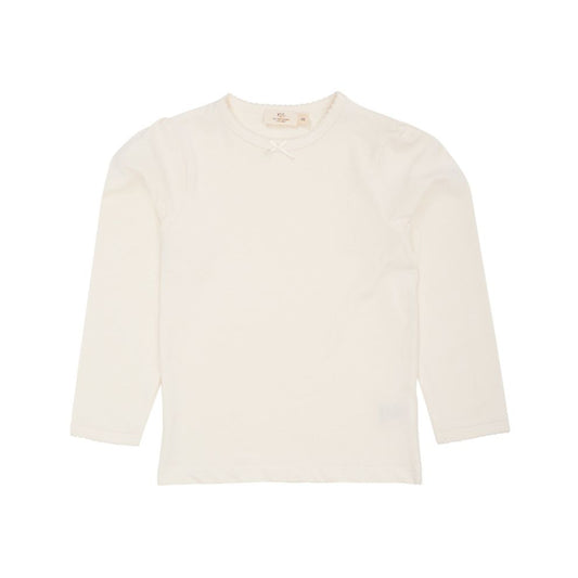 Top lange mouw - Biologisch katoen - Cream/off white - Copenhagen Colors voor