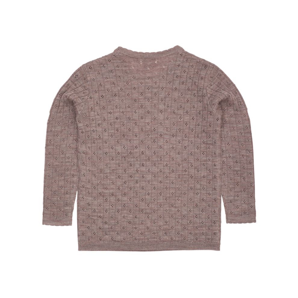 Gebreide trui - Merino wol - Pointelle - Copenhagen Colors achter