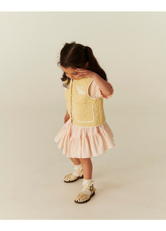 Rokje met broekje - Biologisch katoen - Dusty Rose/Roze - Copenhagen Colors speels