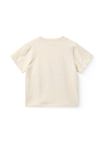 T-shirt Eaglehawk - Biologisch katoen - Cream/wit - Copenhagen Colors achter