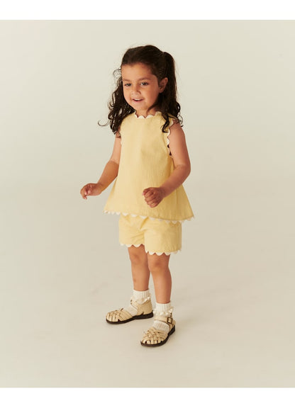 Top & broekje set - Deco top & shorts set - Biologisch katoen - Copenhagen Colors kind voor