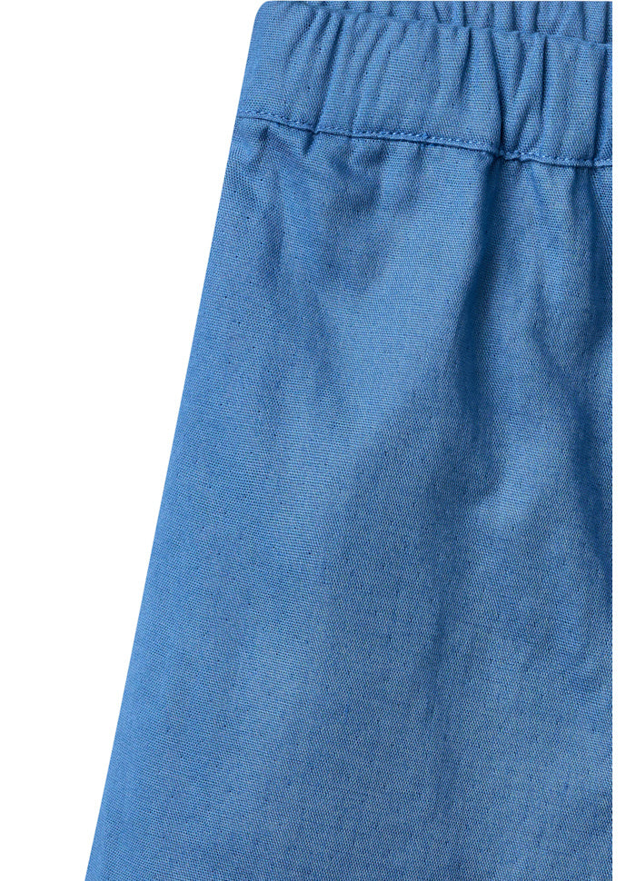 Kort broekje - Biologisch katoen - Kobalt blauw - Copenhagen Colors close up