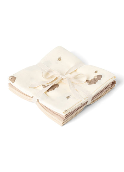 Hydrophilic cloths Bora - 3 pieces - Organic cotton - Bees and Bears - That's Mine