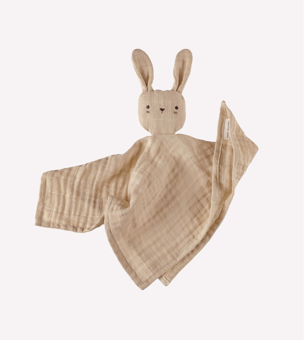 Knuffeldoekje hydrofiele stof - Konijn/Bunny - Sand/Beige - Main Sauvage