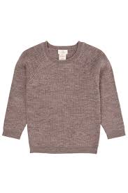 Gebreide Baby Trui - Merino Classic Rib Knit - Merinowol - Naturel Melange - Copenhagen Colors