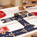 Auto's op de Weg – Houten autobaan met accessoires van FSC-hout – Egmont Toys