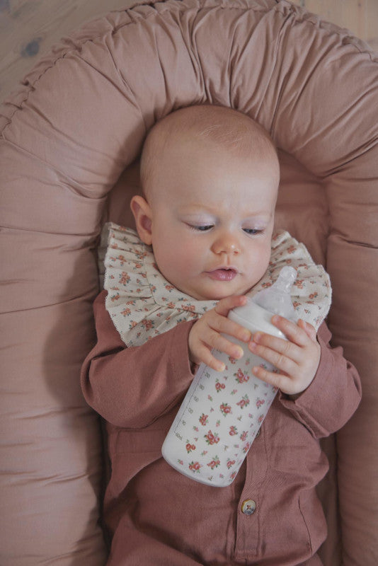 Elodie - Glazen babyfles met siliconen speen 0M+ Autumn Rose - baby