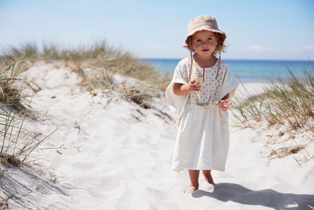 Elodie - Badponcho Kinderen Autumn Rose - 100% terry katoenvelour - baby