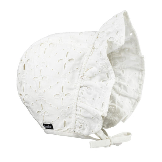Elodie - Baby Zonnehoed Embroidery Anglaise - 6/12M - Beschermingsfactor SPF 30 - product