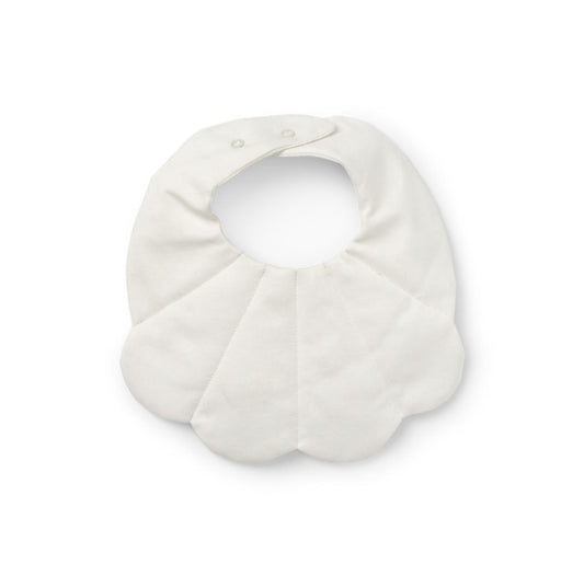 Elodie - Bandana slabbetjes Vanilla White - Dubbele laag waterproof katoen - product