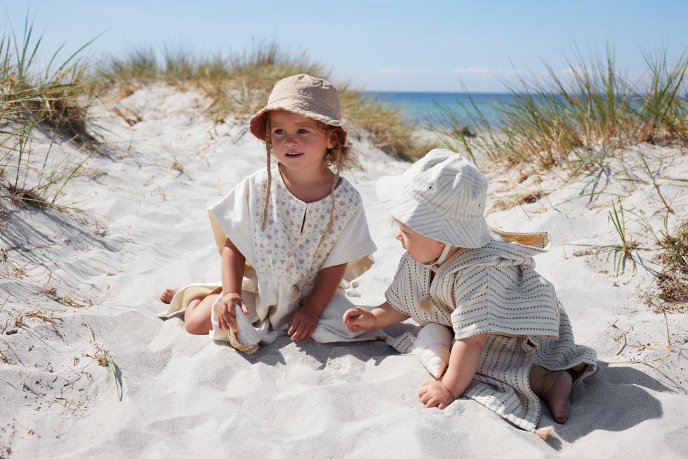 Elodie - Badponcho Kinderen Autumn Rose - 100% terry katoenvelour - lifestyle