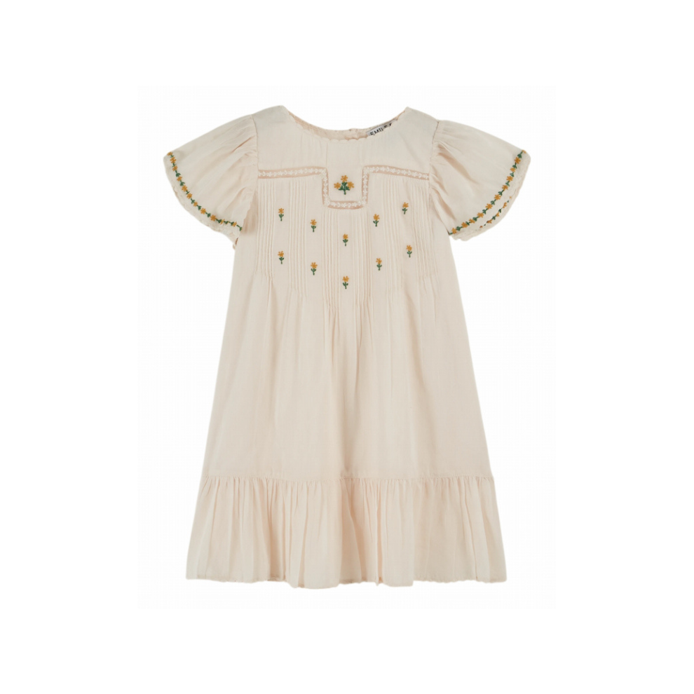 Jurkje Brodee - Biologisch katoen - Cream/wit - Emile et Ida voor