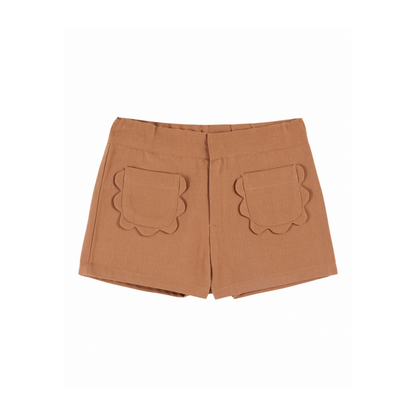 Kort broekje - Katoen - Bloemzakken - Emile et Ida voor