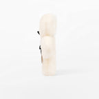 FLATOUTbear Baby - 100% Australische schapenvacht - Wollen knuffel milk zijkant
